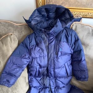 Little Boys Polo down puffer long coat